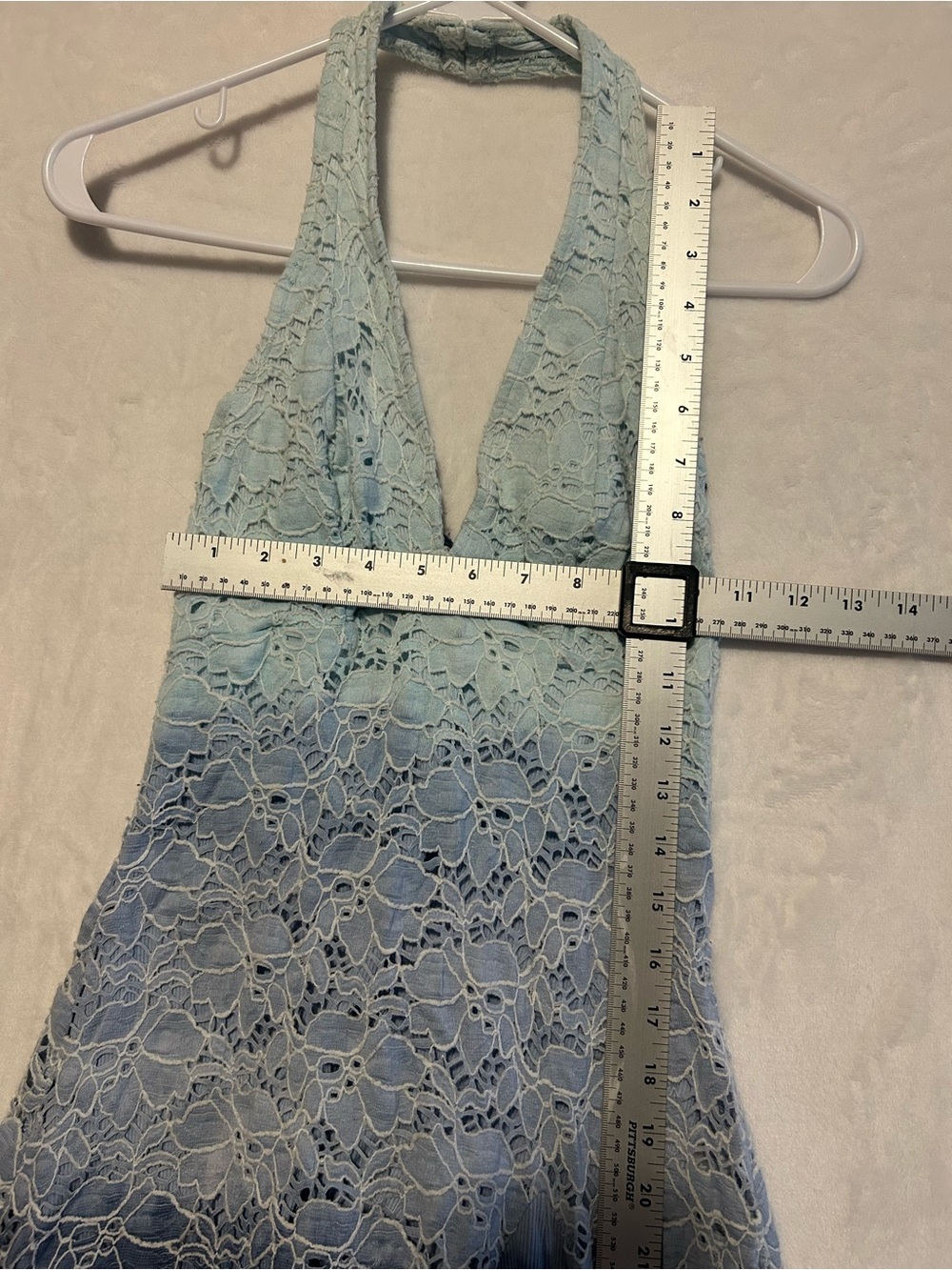 Cache Pale Blue Lace Shell Top - Picture 2 of 5